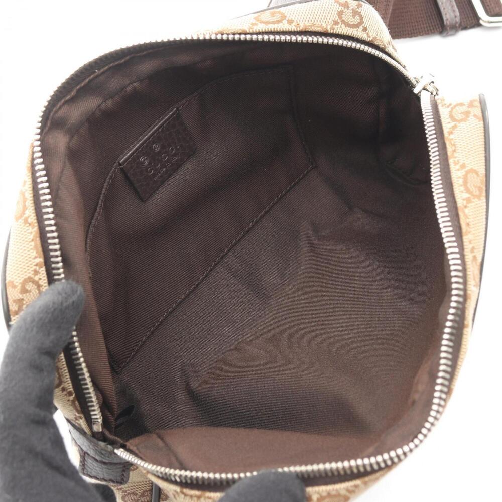 GUCCI Brown Leather Fanny Pack - Picture 3 of 7